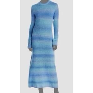 Vince Space-Dye Maxi Wool Sweatee Dress Medium